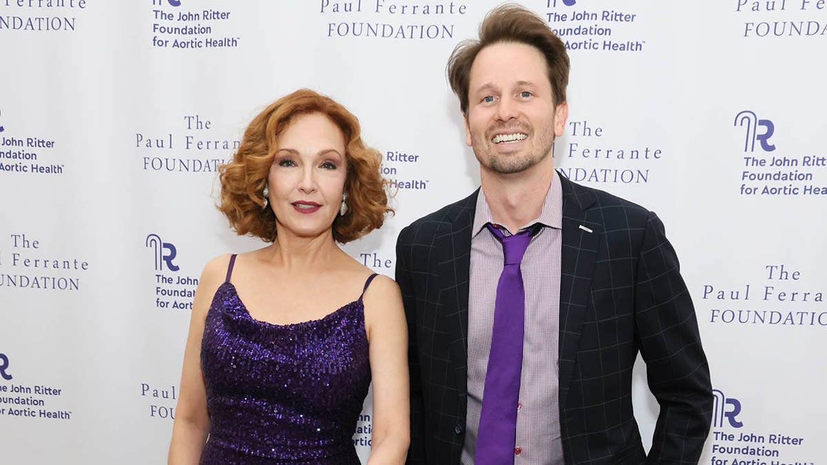 Amy Yasbeck and Tyler Ritter at The John Ritter Foundation for Aortic Health event.