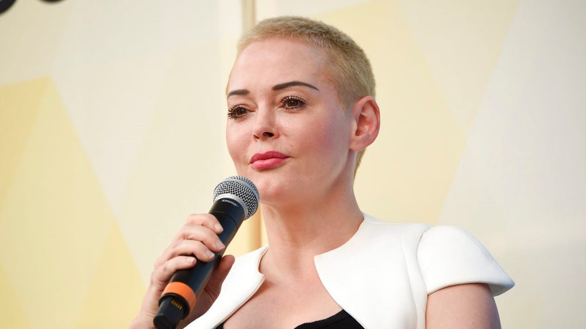 Actress and activist Rose McGowan speaks at OZY Fest in Central Park on Saturday, July 21, 2018, in New York. (Photo by Evan Agostini/Invision/AP)