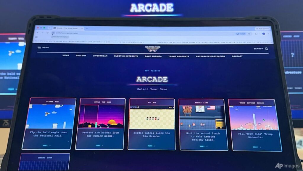 Trump’s White House releases deportation video games