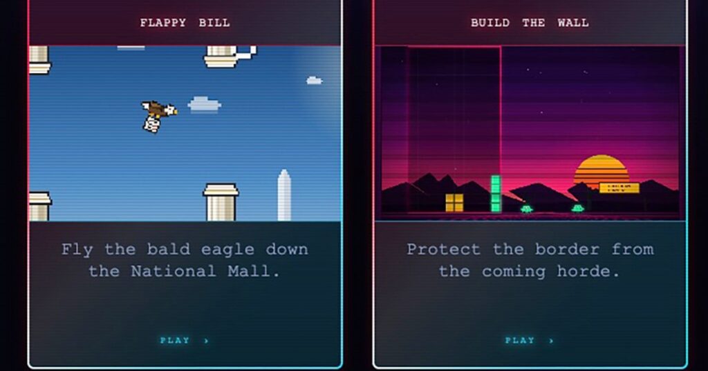 White House launches video game website promoting Trump’s agenda