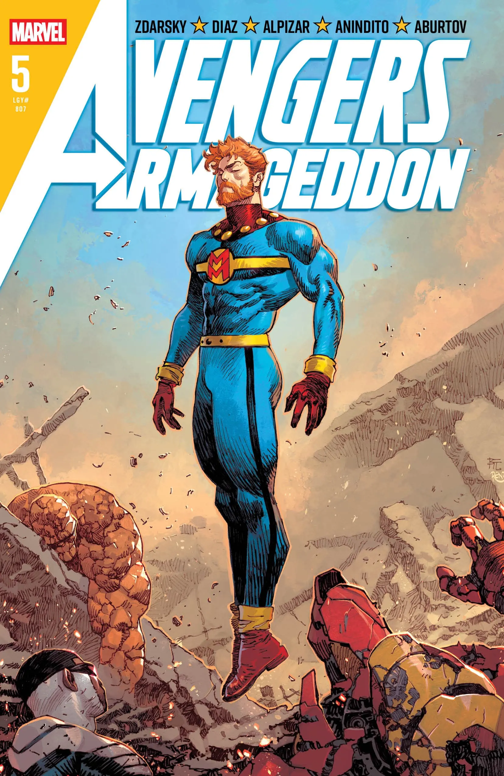 AVENGERS: ARMAGEDDON #5 Cover by Dike Ruan