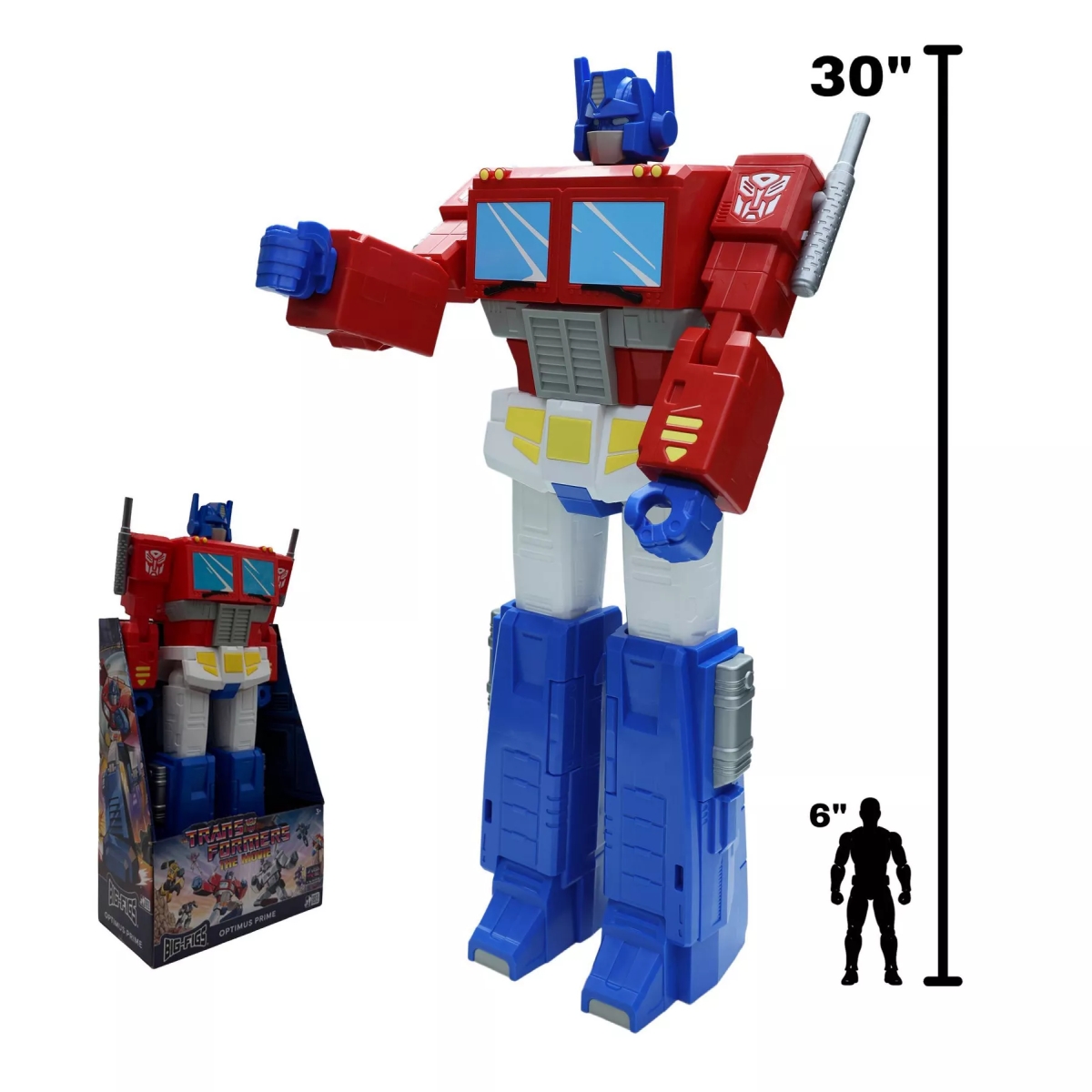 Big-Figs 30 inch The Transformers The Movie Optimus Prime Action Figure Target Exclusive Available Online