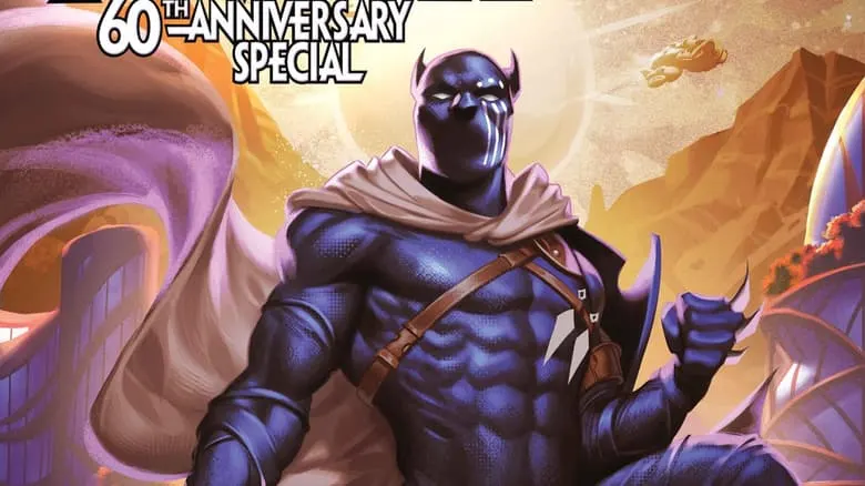 BLACK PANTHER 60TH ANNIVERSARY SPECIAL (2026) #1 cover by Mateus Manhanini