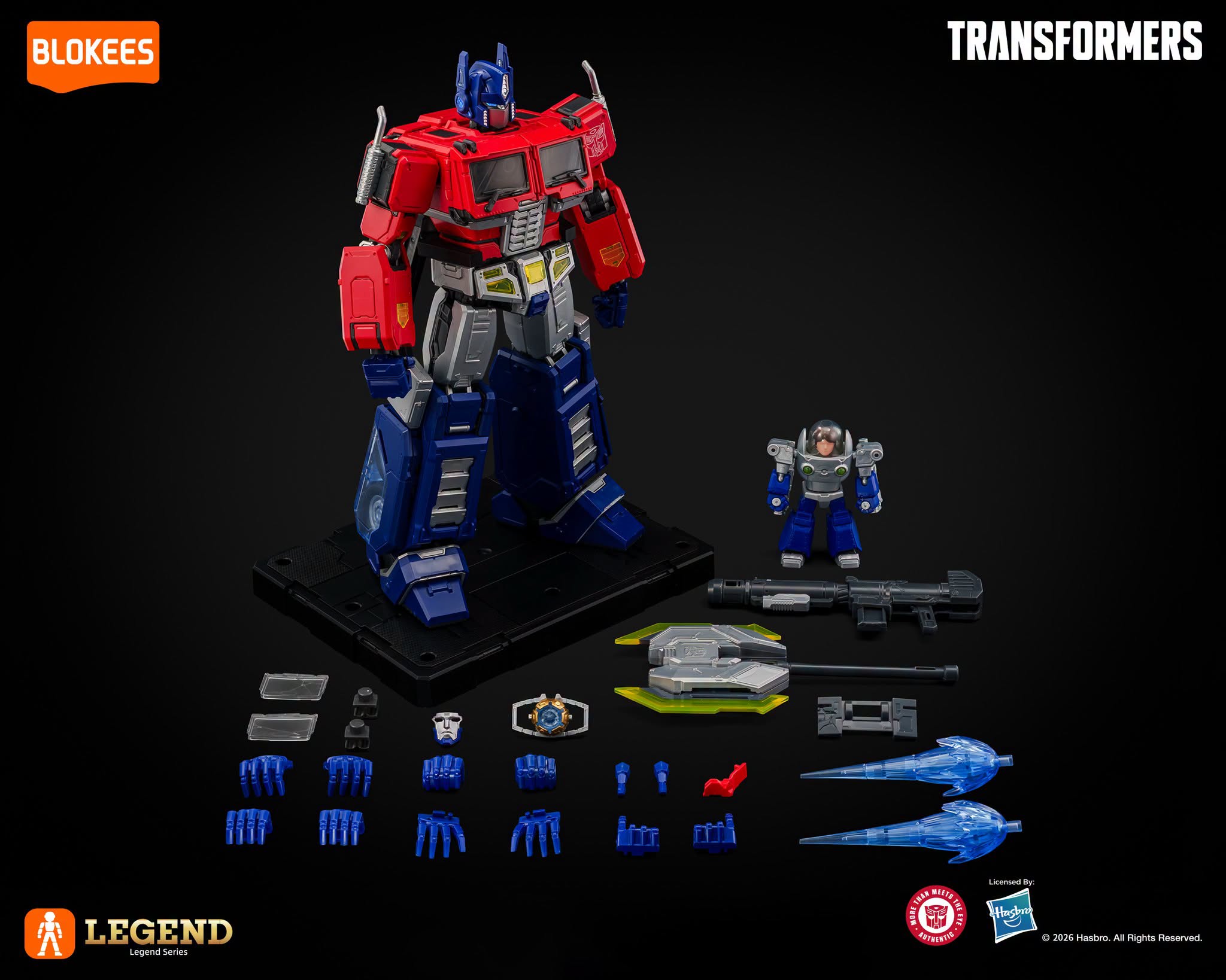 Daily Prime - Action Edition 07 Optimus Prime & Spike EVO Set New Offiical Images From Blokees Transformers