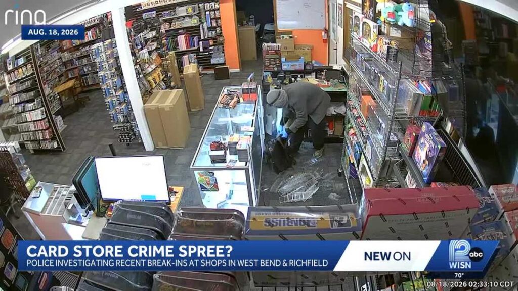 K worth of collectibles stolen from West Bend shop