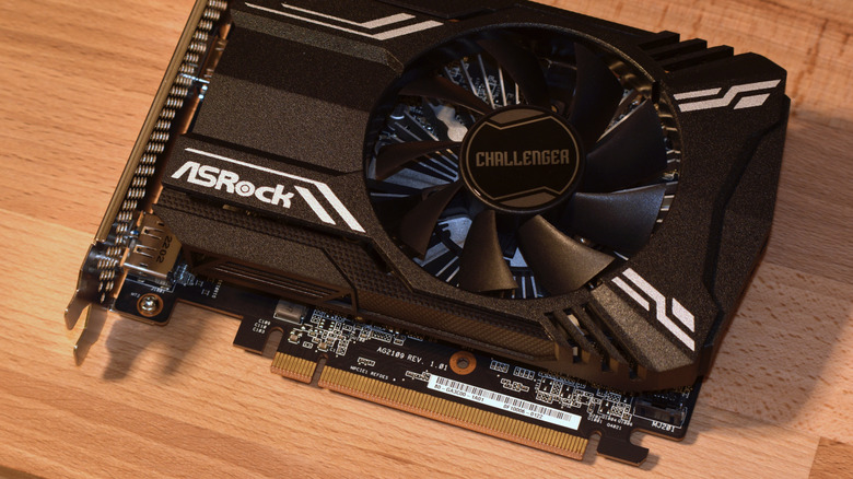An RX series AMD graphics card.