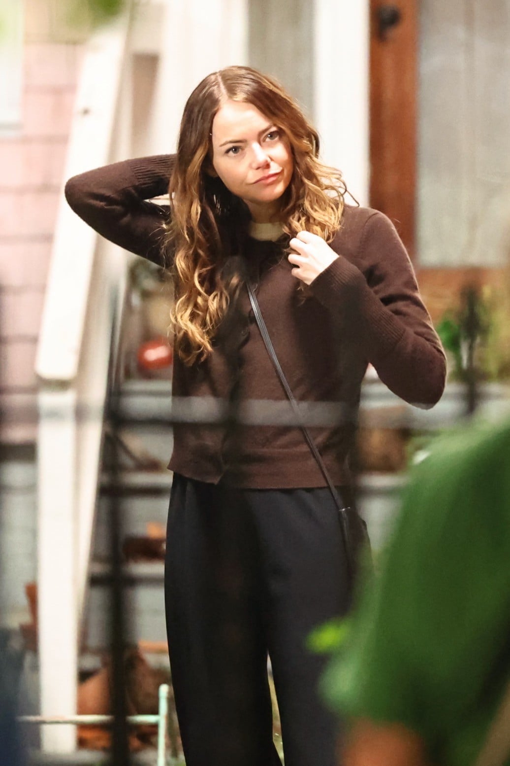 Emma Stone & Chris Pine film kiss scene for The Catch