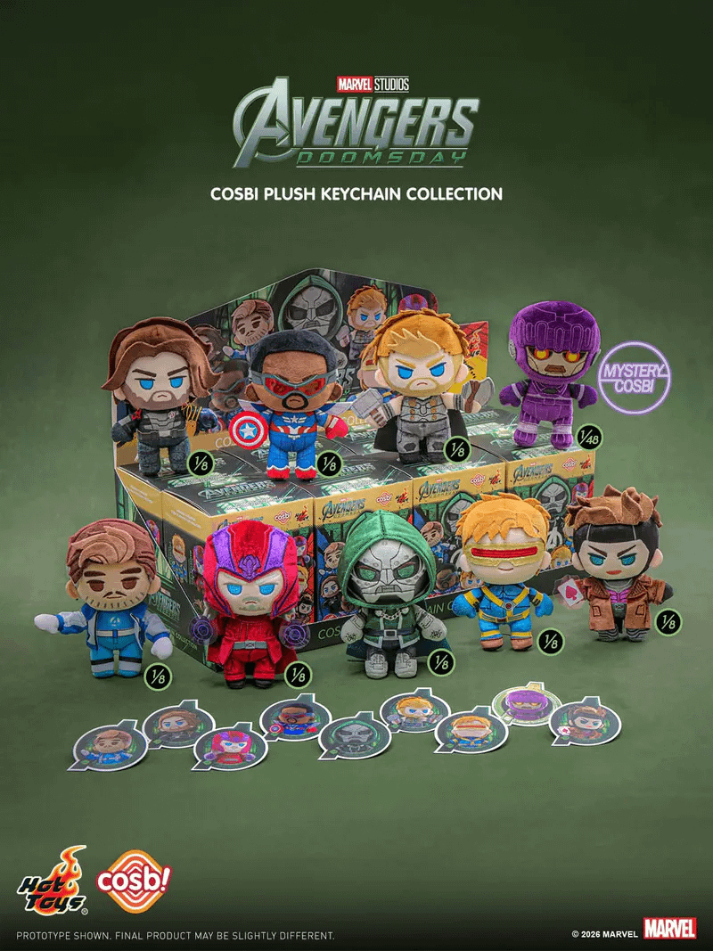 A full look at the Cosbi Plush Keychains.