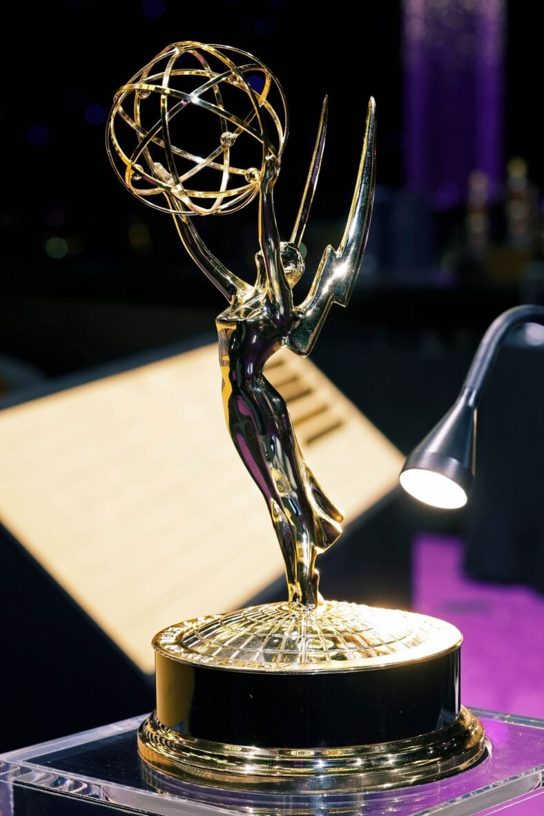 Photo of the Emmy Awards statuette