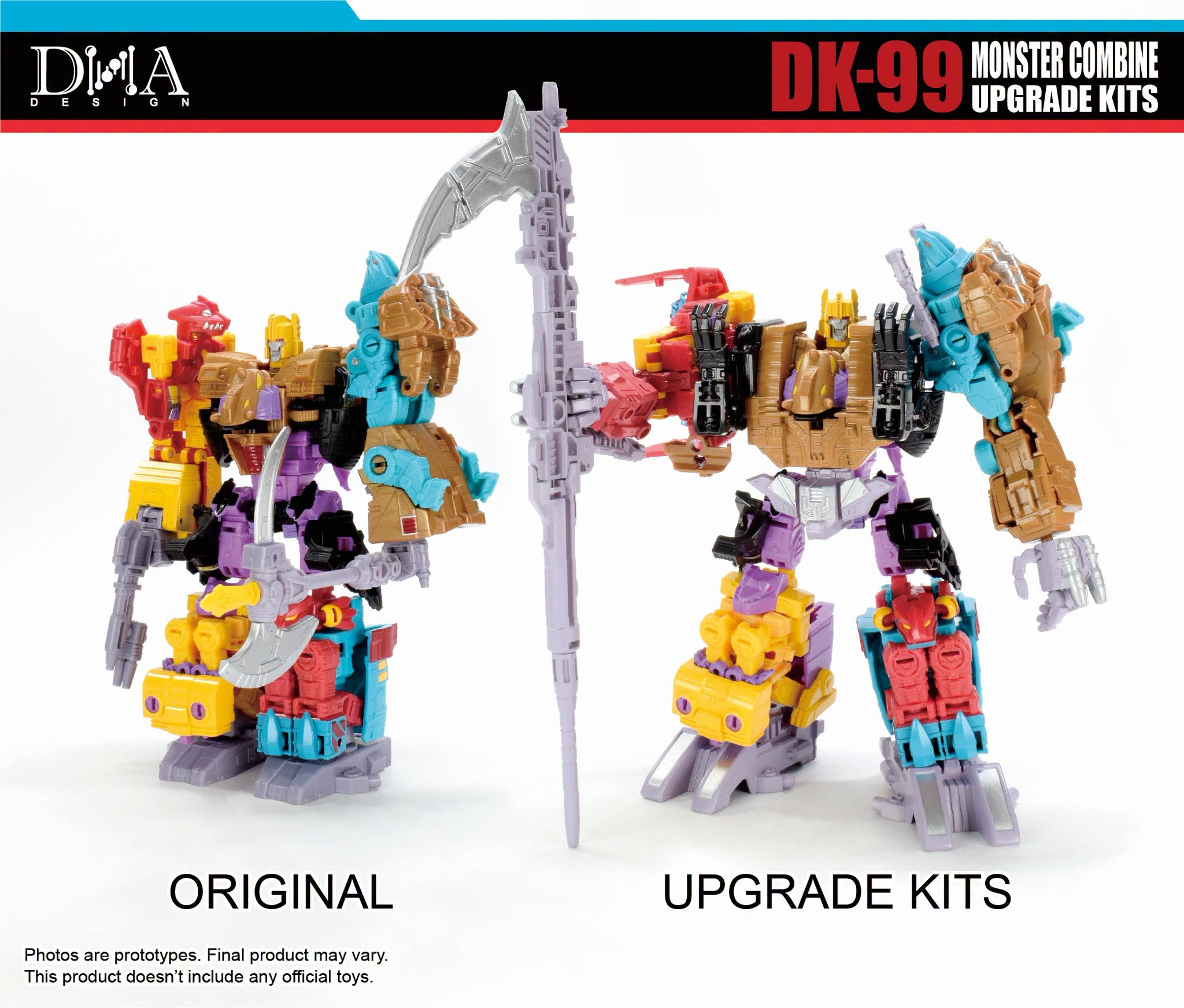 DNA Design DK-99 Monster Combine AOTP Monstructor Combiner Upgrade Kit Coming Soon