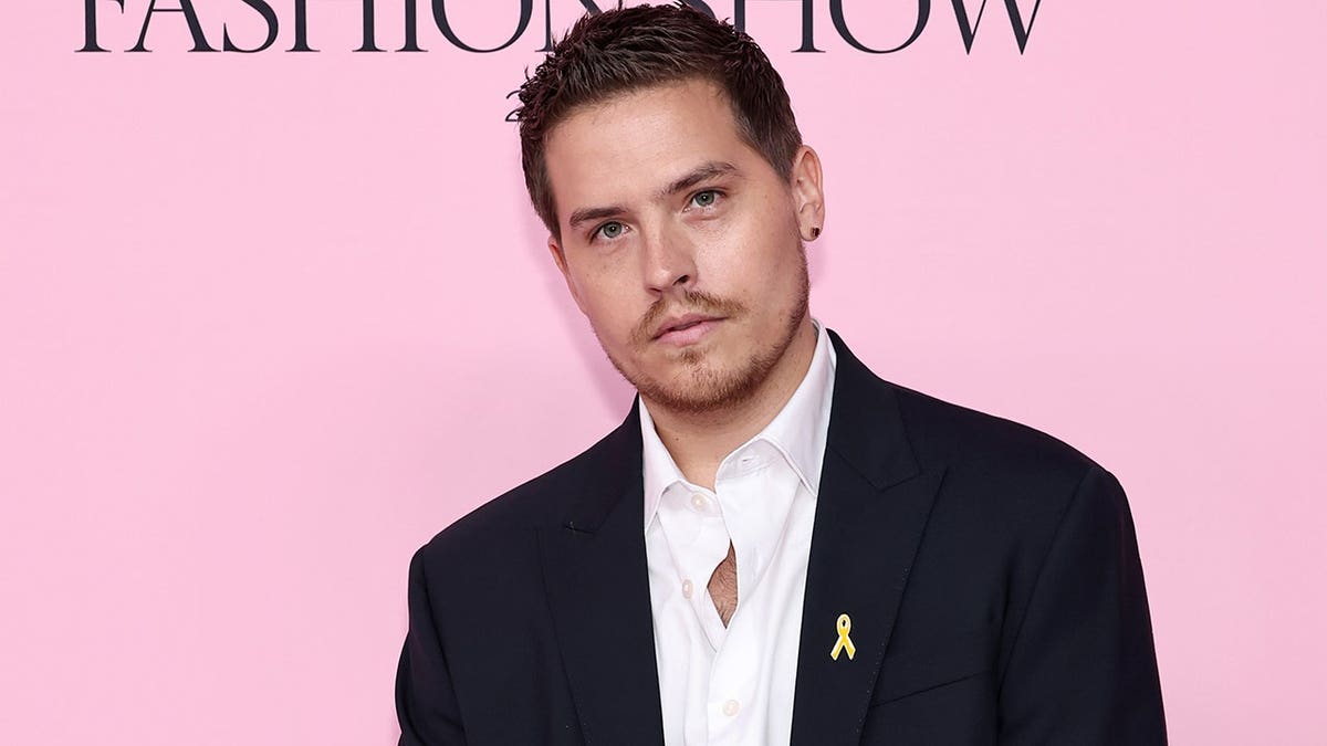 Dylan Sprouse at the Victoria's Secret Fashion Show in New York in October 2025.