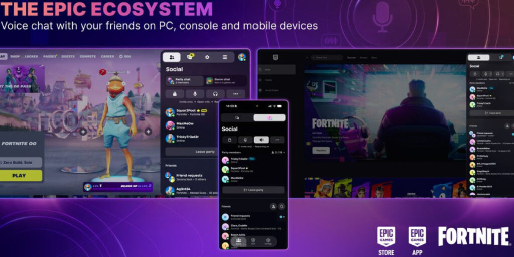 Epic Games launches Epic Parties to give players a cross