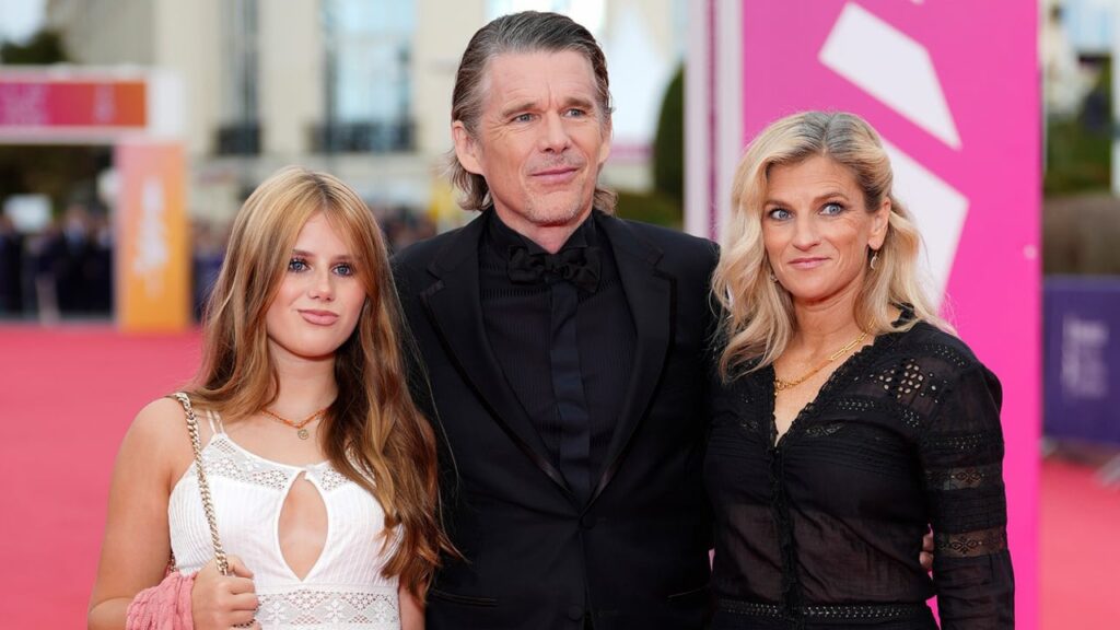 Ethan Hawke Makes Rare Red Carpet Appearance with Wife Ryan & Daughter Indiana, 15, at Deauville American Film Festival 2026! Ethan Hawke Makes Rare Red Carpet Appearance with Wife Ryan & Daughter Indiana, 15, at Deauville American Film Festival 2026!