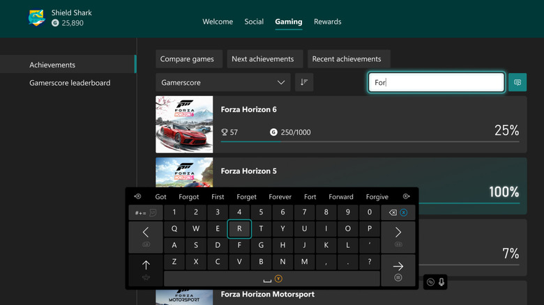 Showcase of the faster local search functionality on Xbox consoles