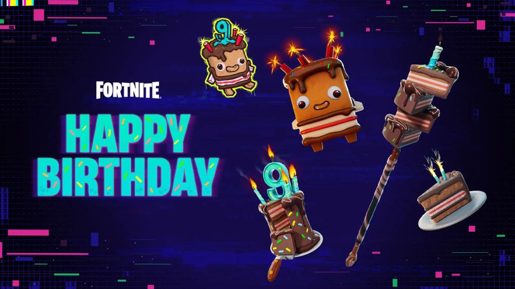 Fortnite Birthday Power Hours Artwork