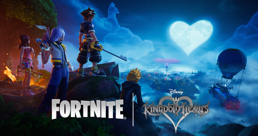 “Kingdom Hearts” Comes to “Fortnite”! Sora and Friends’ Costumes and Kingdom Chains Are Now Available