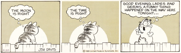 Garfield Original April 2, 1980