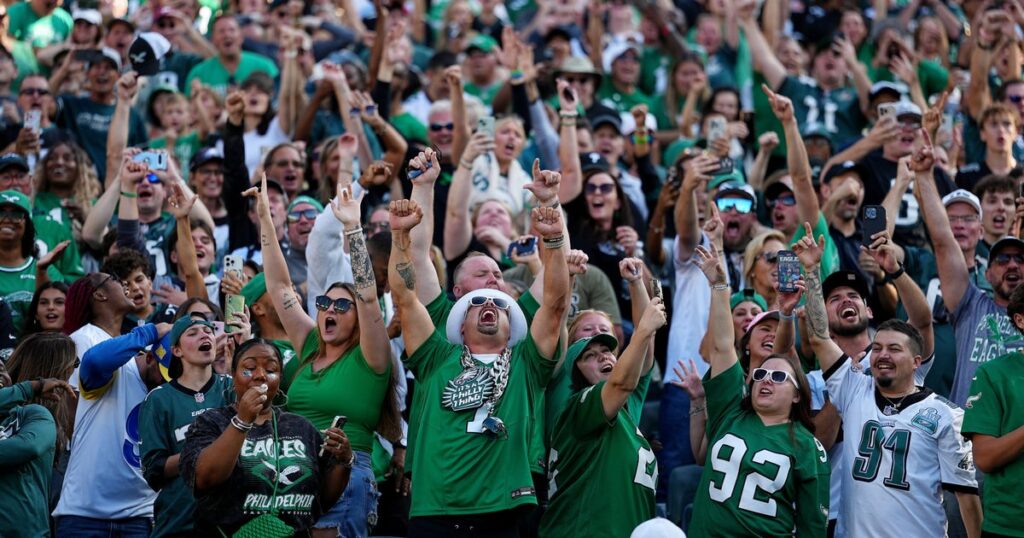 Philadelphia fans rank top 5 in Nielsen’s NFL fandom index. Here’s Eagles fandom by the numbers.