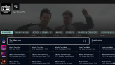 Screenshot of the new Live TV on PS5 option displaying various TV channels