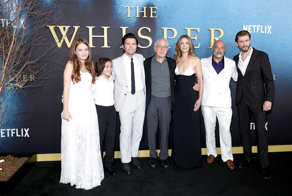 Actors Aniela Zeig, Acston Luca Porto, Adam Scott, Robert De Niro, Michelle Monaghan, James Ashcroft and Owen Teague.