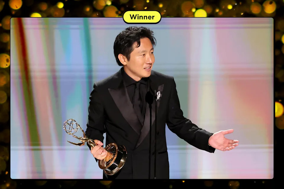 Hiro Murai accepts the award for Directing for a Comedy Series