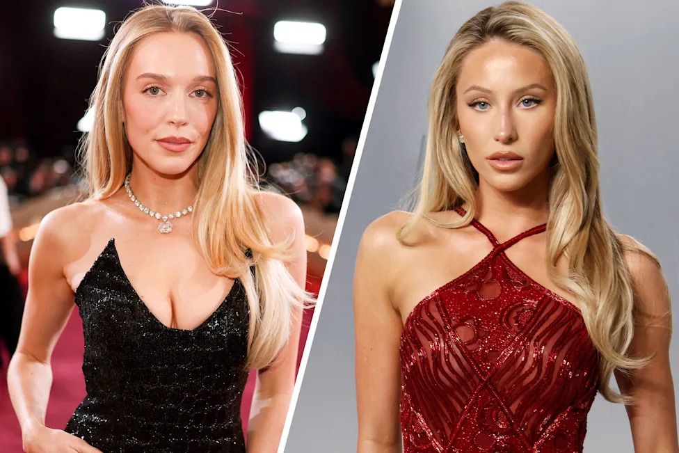 Side-by-side photos of Alex Cooper and Alix Earle.