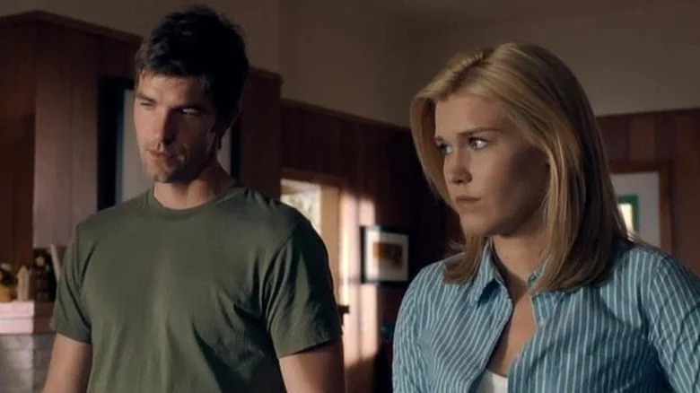 Nathan Wuornos and Audrey Parker standing in a kitchen.
