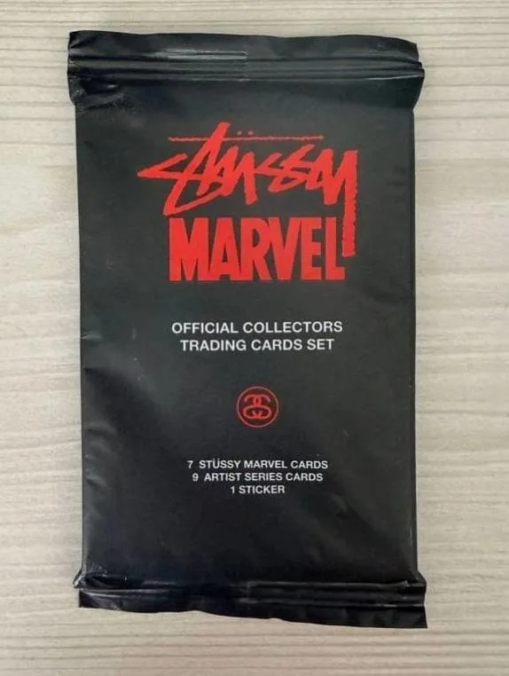 Stussy Marvel Collaboration Official Collectors Trading Cards Set (eBay sold price: $465)