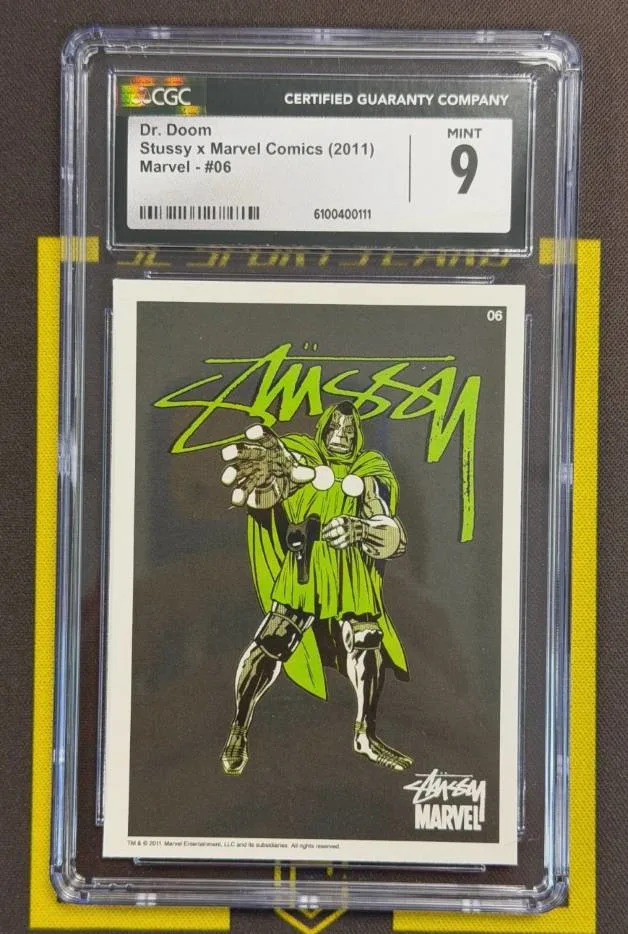 2011 Stussy X Marvel Comics Marvel #06 Dr. Doom CGC 9 (eBay ask: $300)