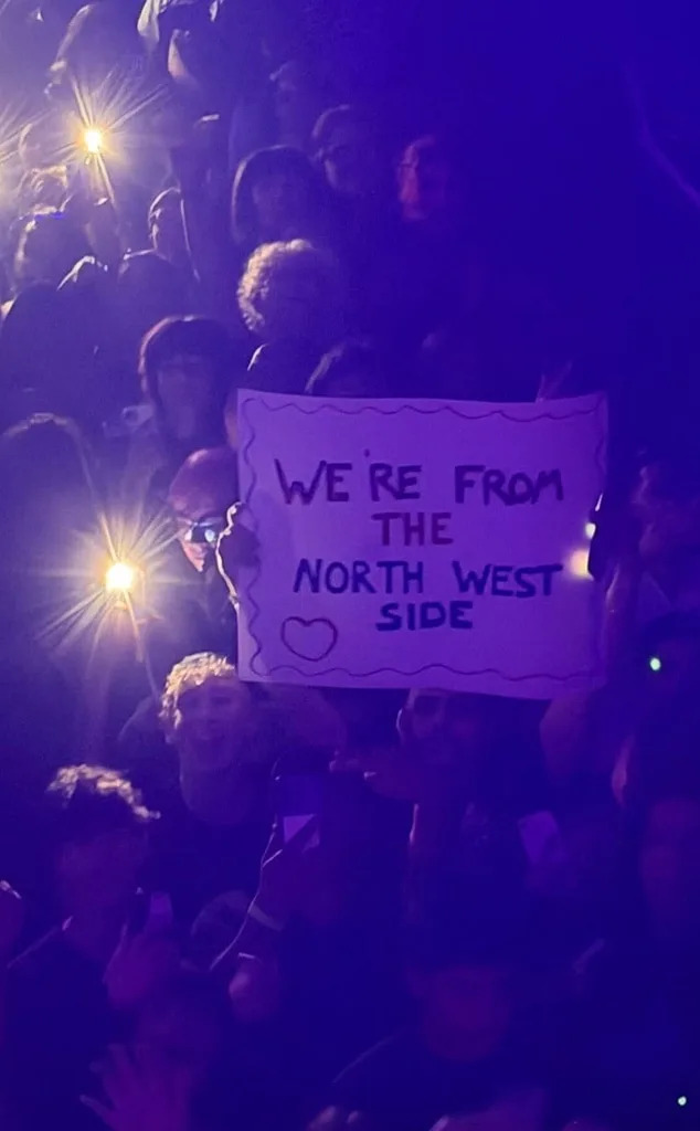 Kim Kardashian's photo from North West's first headlining concert in Chicago