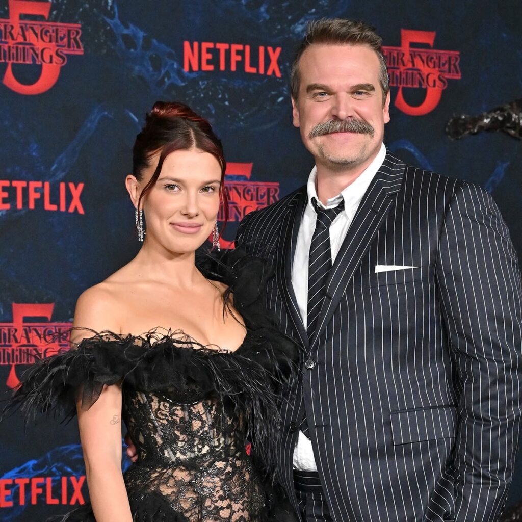David Harbour Details Working With Millie Bobby Brown Again David Harbour Details Working With Millie Bobby Brown Again