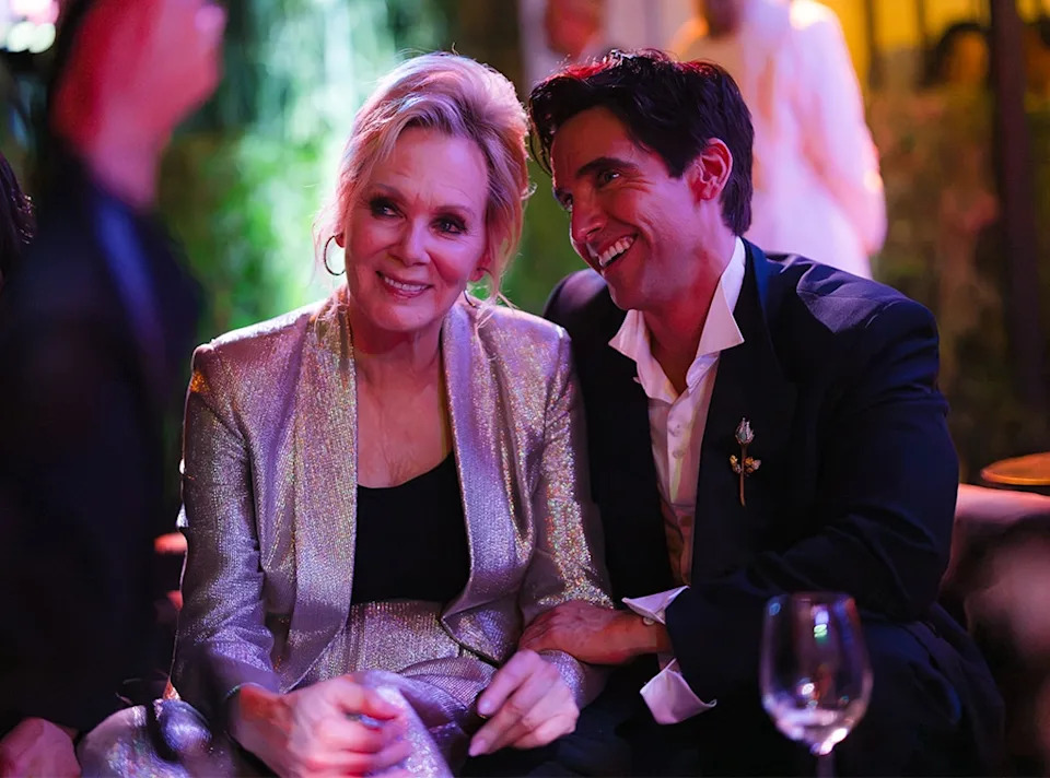 Jean Smart and Paul W. Downs attend the HBO Max Primetime Emmy Awards afterparty