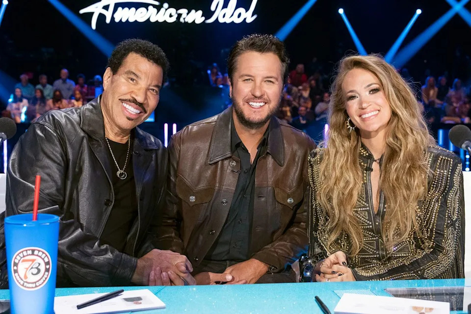 Lionel Richie, Luke Bryan, and Carrie Underwood on 'American Idol'Credit: Disney/Eric McCandless