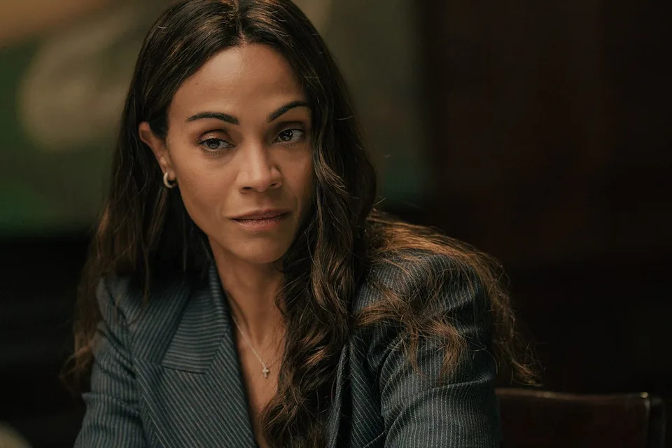 Zoe Saldaña on 'Lioness'Credit: Ryan Green/Paramount+
