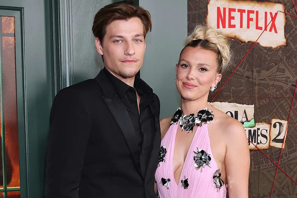 Jake Bongiovi and Millie Bobby Brown in 2022Credit: Monica Schipper/Getty