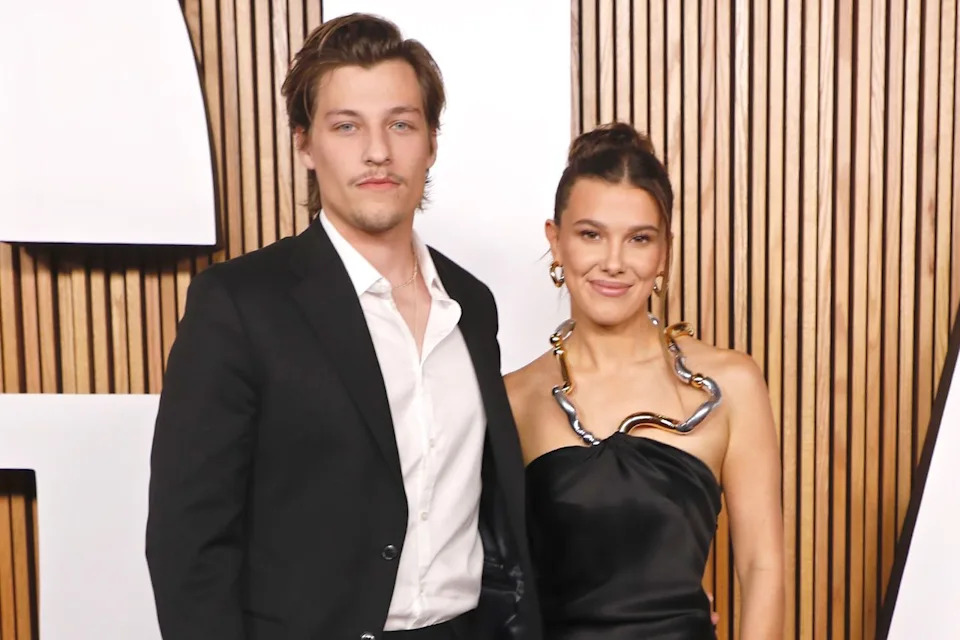 Jake Bongiovi and Millie Bobby Brown in 2023Credit: Gregory Pace/Shutterstock