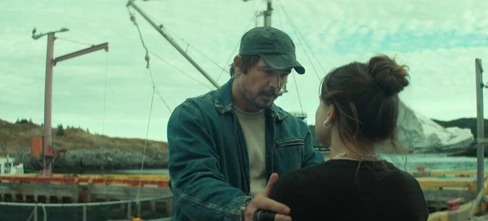 Josh Hartnett as Calvin and Ruby Stokes as Mary in Below