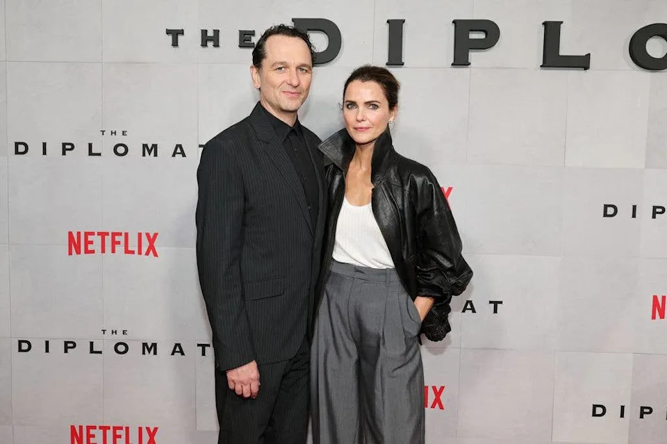 Matthew Rhys and Keri Russell attend Netflix's "The Diplomat"