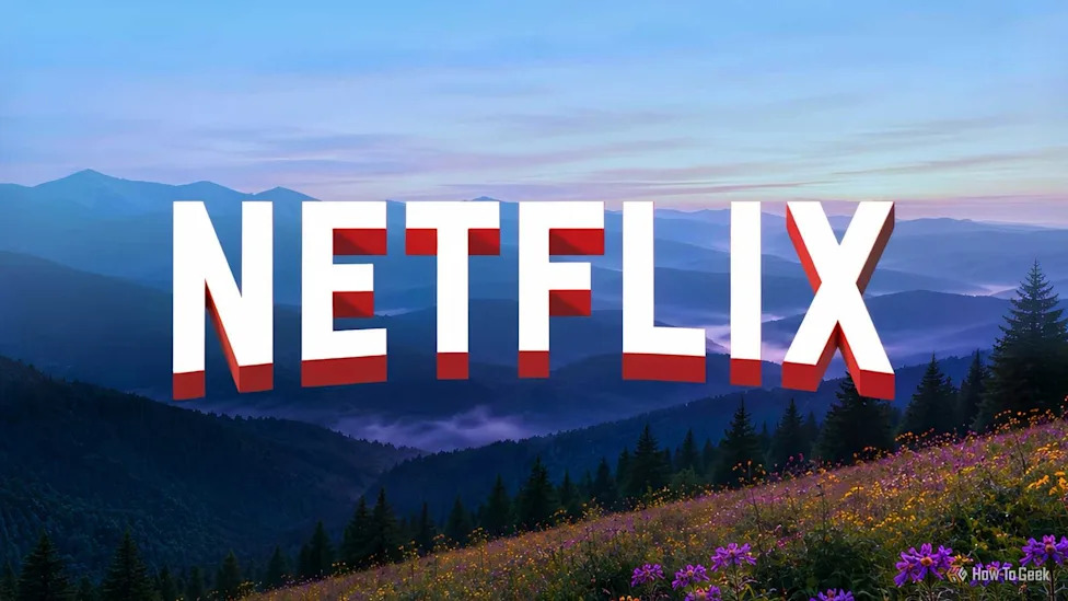 Netflix over mountainous terrain.-1
