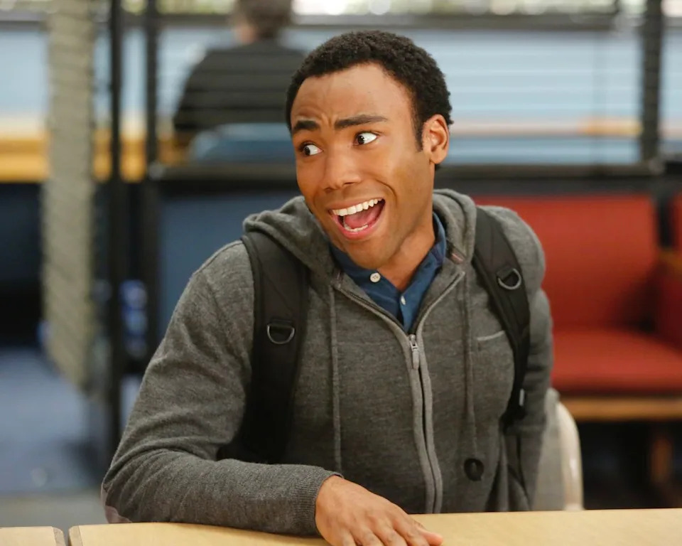 Donald Glover as Troy in Season 4 of 'Community,' 2012.Credit: Vivian Zink/NBC/NBCU Photo Bank
