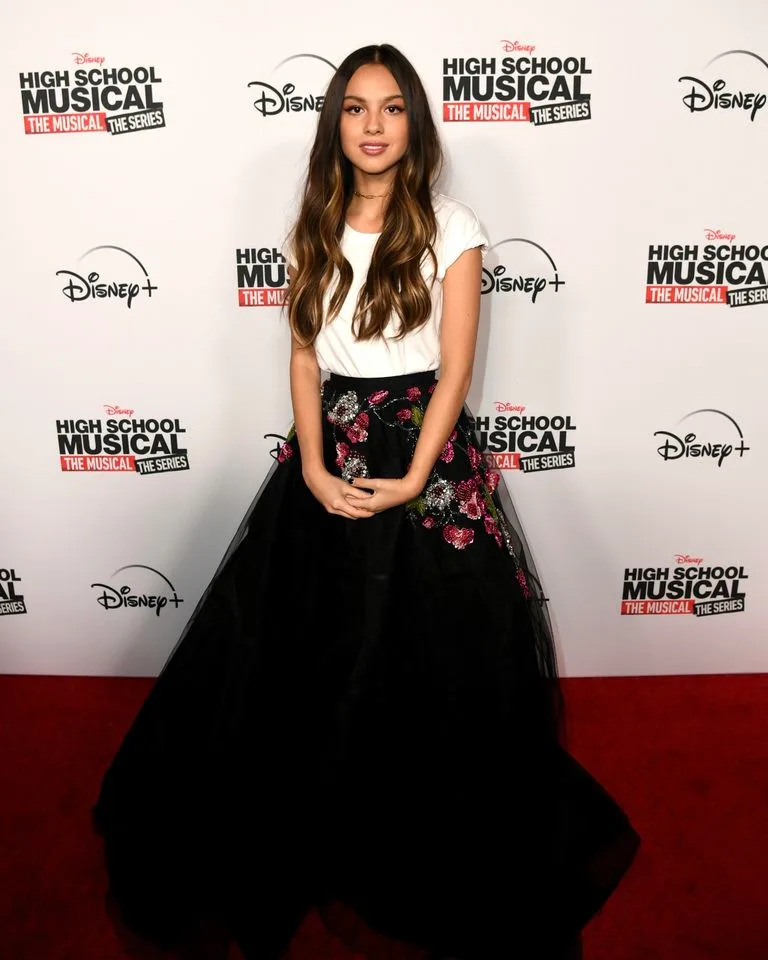 Olivia Rodrigo at the premiere of "High School Musical: The Musical: The Series" in 2019.Credit: Kevin Winter/Getty Images