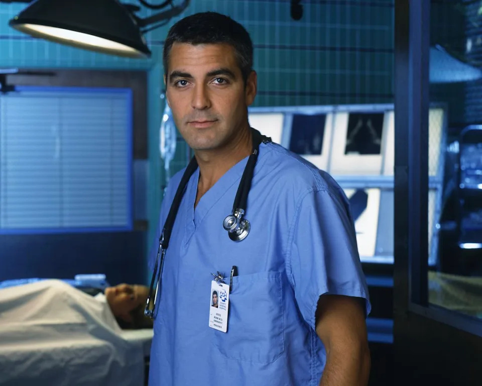George Clooney as Dr. Doug Ross in 'ER' Season 4. Circa 1997.Credit: Sven Arnstein/NBCU Photo Bank