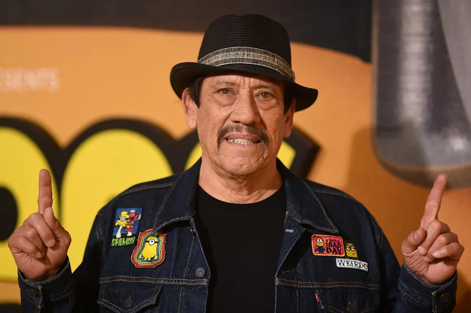 Danny Trejo arrives at the Los Angeles premier of "Minions: The Rise of Gru," on Saturday, June 25, 2022, at the TCL Chinese Theatre in Los Angeles. (Photo by Richard Shotwell/Invision/AP)
