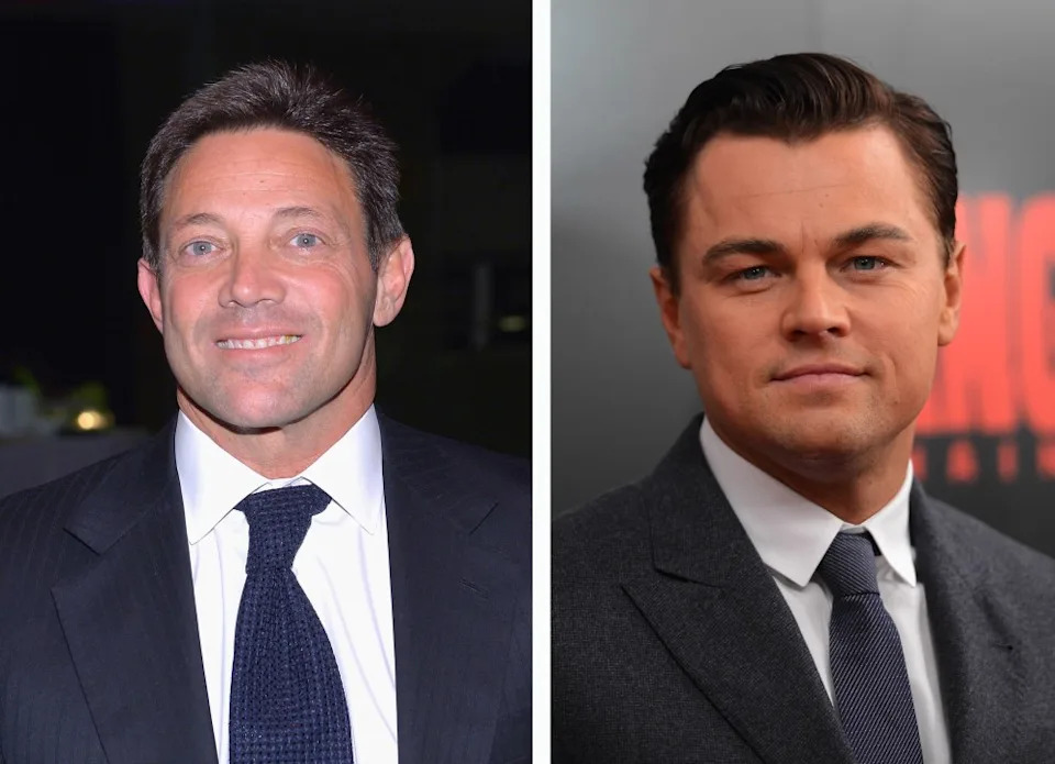 Compilation of Jordan Belfort and Leonardo DiCaprio