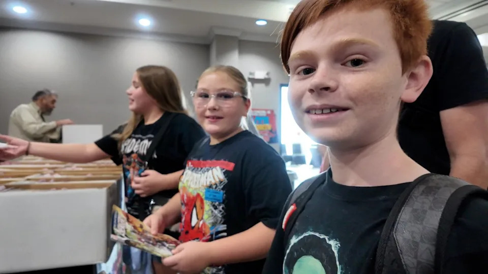 Young comic books fans in Rock Hill.