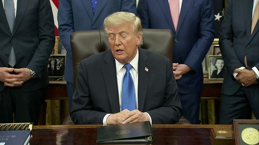 President Trump reacts to Prince Harry and Meghan Markle leaving the US