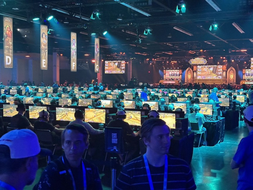 The World of Warcraft demo section at BlizzCon