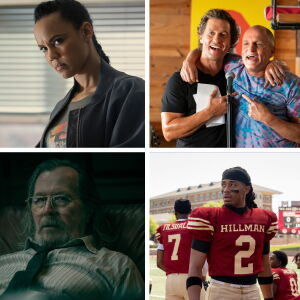Clockwise from left, East of Eden, Neagley, Brothers, A Different World, Slow Horses and Cupertino.