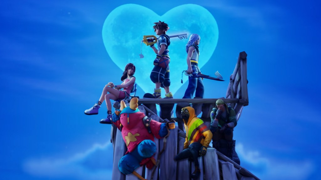 Kingdom Hearts Boxart in Fortnite