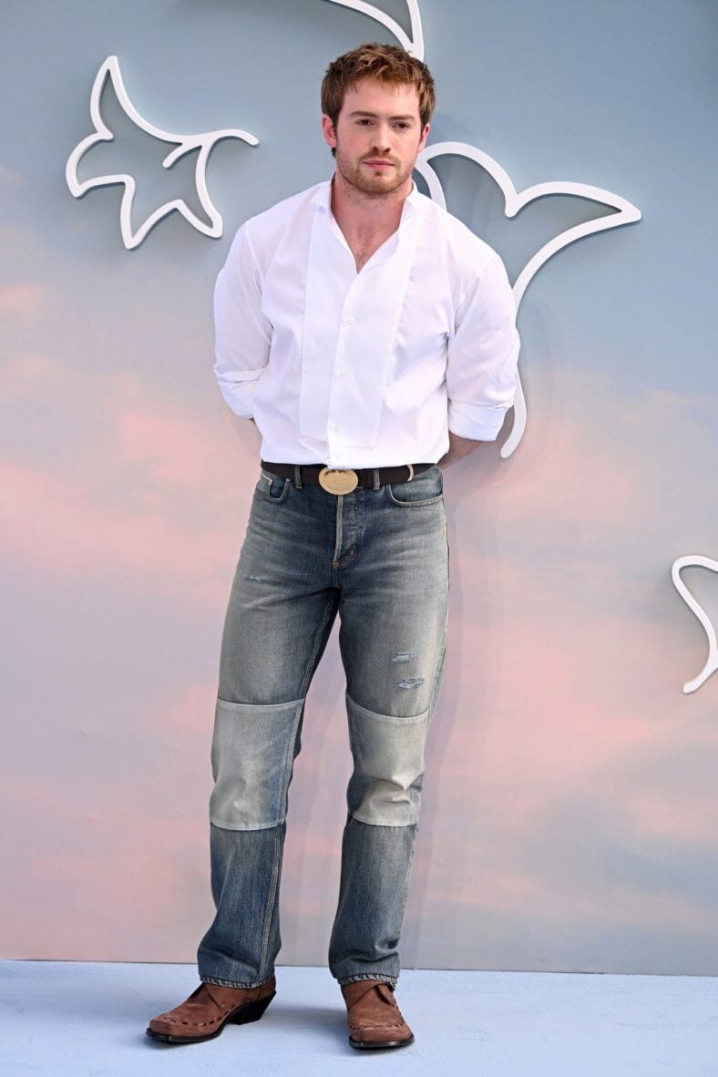 Kit Connor poses at the Heartstopper Forever premiere